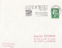 FRANCE 1968  POSTMARK - Winter 1968: Grenoble