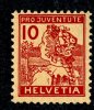 1915   Switzerland   Mi.Nr.129  MH*      #454 - Nuovi