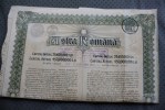 ASTRA ROMANA Siège Social à Bucarest -titre /action : Bucuristi Aout 1910 - Banco & Caja De Ahorros