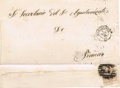 Carta BARCELONA 1868, Parrilla Numeral 2 - Covers & Documents