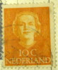 Netherlands 1949 Queen Juliana 10c - Used - Usati