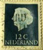 Netherlands 1953 Queen Juliana 12c - Used - Oblitérés