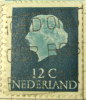 Netherlands 1953 Queen Juliana 12c - Used - Used Stamps