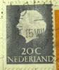 Netherlands 1953 Queen Juliana 20c - Used - Usados