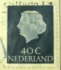 Netherlands 1953 Queen Juliana 40c - Used - Usados