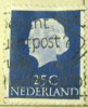 Netherlands 1953 Queen Juliana 25c- Used - Usati