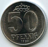 Allemagne Germany RDA DDR 50 Pfennig 1982 A UNC J 1512 KM 12.2 - 50 Pfennig