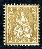 1881   Switzerland   Mi.Nr.36  MH*   #485 - Unused Stamps