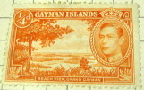 Cayman Islands 1938 Beach View Grand Cayman 0.25d - Mint Hinged - Iles Caïmans