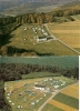 2 CPM Luxembourg BERDORF Caravaning Parc Martbusch Vue Aérienne Caravanes Tentes - Berdorf