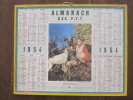 ALMANACH DES POSTES 1954 OBERTHUR JOIES RECIPROQUES - Grossformat : 1941-60