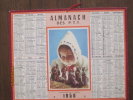 ALMANACH DES POSTES 1958 OBERTHUR ADORATION DE LA CRECHE - Big : 1941-60