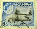 Rhodesia And Nyasaland 1959 Rhodes Grave Matopos 3d - Used - Rodesia & Nyasaland (1954-1963)