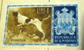 San Marino 1956 Dogs Pointer 1l - Mint Hinged - Nuevos