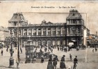 BELGIQUE - SOUVENIR DE BRUXELLES - La Gare Du Nord - Carton épais Avec Dépliant Détachable - Chemins De Fer, Gares