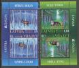 Latvia 2011 Europa CEPT Wolves Deers Set Of 2 In Tete A Bech MNH** - 2011