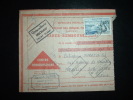 CARTE REMBOURSEMENT TP EVIAN 65 F OBL. 31-12-1958 PATAY (45 LOIRET) - Posttarife