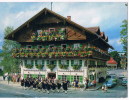 Oberammergau  Hotel Wolf Mit Musikkapelle   Car / Oldtimers - Oberammergau