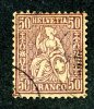 1881  Switzerland  Mi.Nr.43  Used   #607 - Usados