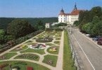 SCHLOSS LANGENBURG Mit Barockgarten D-74595 Langenburg (Hohenloher Land). [w/ Machine Postmark] - Schwaebisch Hall