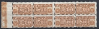 1955-81 ITALIA PACCHI IN CONCESSIONE 500 LIRE QUARTINA MNH ** - RR10393 - Colis-concession