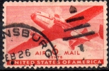 USA 1941 Air - Mail Plane - 6c Red FU - 2a. 1941-1960 Afgestempeld