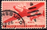 USA 1941 Air - Mail Plane - 6c Red FU - 2a. 1941-1960 Gebraucht