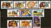 LESOTHO 1976 Mint Hinged Stamps Definitives 199-208 - Lesotho (1966-...)