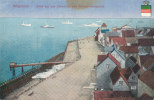 F FS 124 / C P A - ALLEMAGNE - HELGOLAND- BLICK AUF DAS UNTERLAND UND DAMPFERLANDEPLATZ - Helgoland