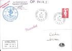 8297  MARION DUFRESNE - OP 94-4.2 - CROZET - Storia Postale