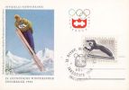 AUSTRIA 1964 SPECIAL POSTCARD WITH POSTMARK - Winter 1964: Innsbruck