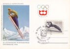 AUSTRIA 1964 SPECIAL POSTCARD WITH POSTMARK - Inverno1964: Innsbruck