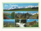 Cp, Midi Pyrénées, Les Pyrénées, Multi-Vues, Voyagée 1992 - Midi-Pyrénées