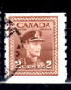 Canada 1942 2 Cent  King George VI War Coil Issue  #264 - Used Stamps