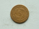 1925 F - 5 REICHSPFENNIG / KM 39 ( Uncleaned - For Grade, Please See Photo ) ! - 5 Rentenpfennig & 5 Reichspfennig