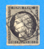 France 1849 : Type Cérès N° 3 Oblitérés - 1849-1850 Ceres