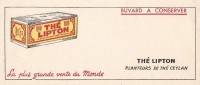 BUVARD THE LIPTON LA PLUS GRANDE VENTE DU MONDE THE LIPTON PLANTEUR DE THE CEYLAN - Café & Thé