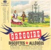 BUVARD  BISCOTTES  GREGOIRE  LE CALVAIRE DE PLOUGASTEL DAOULAS FINISTERE - Biscotti