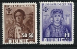 ● ROMANIA 1936 - COSTUMI -  N.° 498 / 99 ** - Cat. ? €  - Lotto N. 2034 - Neufs