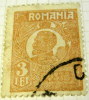 Romania 1922 King Ferdinand 3L - Used - Usado