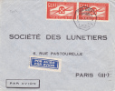 7113# PORTUGAL LETTRE PAR AVION POR AVIAO Obl POSTA AEREA LISBOA 1937 Pour PARIS Via MARSEILLE GARE AVION - Cartas & Documentos