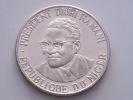 NIGER -   ANNO 1968 - 1000 FRANCHI PRESIDENTE DIORI HAMANI ANNIVERSARIO INDIPENDENZA PROOF  ARGENTO SILVER - Niger