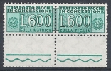 1955-81 ITALIA PACCHI IN CONCESSIONE 600 LIRE MNH ** - RR10402 - Concessiepaketten