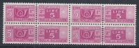 1955-79 ITALIA PACCHI POSTALI 5 LIRE QUARTINA MNH ** - RR10409 - Postal Parcels