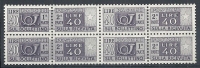 1955-79 ITALIA PACCHI POSTALI 40 LIRE QUARTINA MNH ** - RR10412 - Paquetes Postales