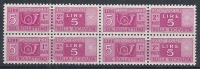 1955-79 ITALIA PACCHI POSTALI 5 LIRE QUARTINA MNH ** - RR10417 - Postal Parcels