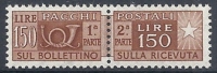 1955-79 ITALIA PACCHI POSTALI 150 LIRE MNH ** - RR10419 - Paquetes Postales