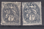 FRANCE VARIETE   N° YVERT  107  TYPE BLANC  NEUFS LUXE - Unused Stamps