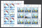 Jugoslawien – Yugoslavia 2004 Europa CEPT Mini Sheets Of 8 + Label MNH, 2 X; Michel # 3196-97 - Blocks & Sheetlets
