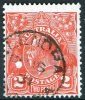 Australia 1926-1930 King George V Small Multi Wmk 2d Red Used - GLENORA Tasmania - Gebruikt